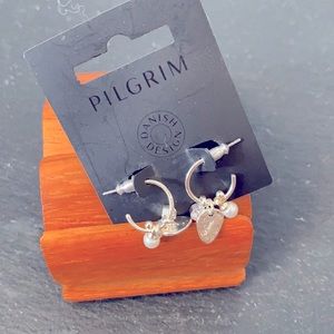 Pilgrim fresh water pearl hoops